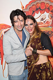 Adrian Can und Nicole Juettner, P1 SOMMERFEST unter dem Motto "Indian Chic" im P1 Club & Bar in München am 17.07.2018 Agency People Image (c) Franz Gruber   